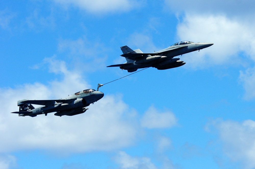 USS Ronald Reagan on tiger cruise