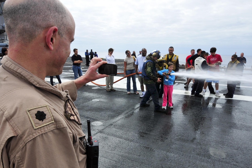 USS Ronald Reagan tiger cruise