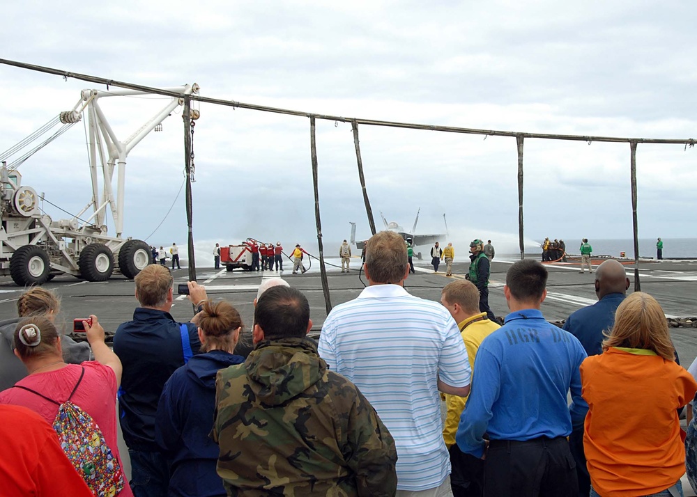 USS Ronald Reagan tiger cruise