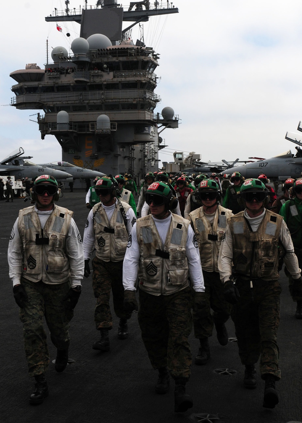 Fly off aboard USS Ronald Reagan