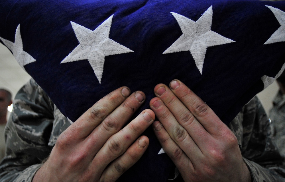 Honor Guard at Ali Base, Iraq