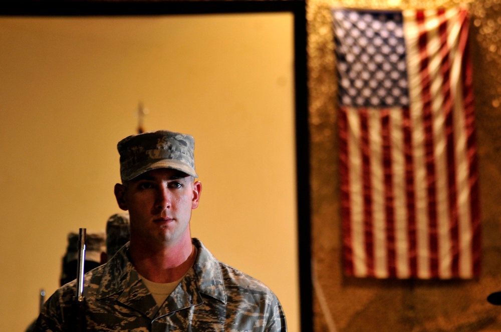 Honor Guard at Ali Base, Iraq