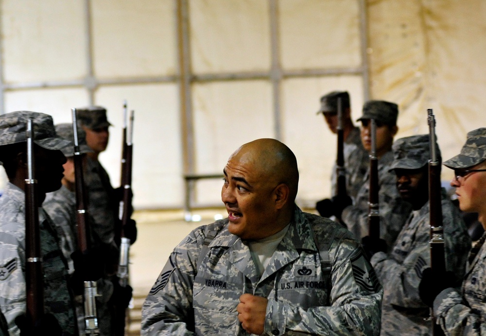 Honor Guard at Ali Base, Iraq