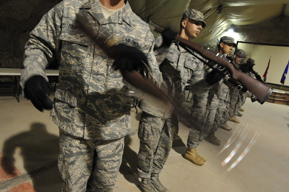 Honor Guard at Ali Base, Iraq