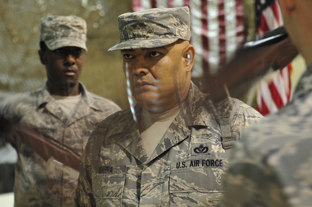 Honor Guard at Ali Base, Iraq