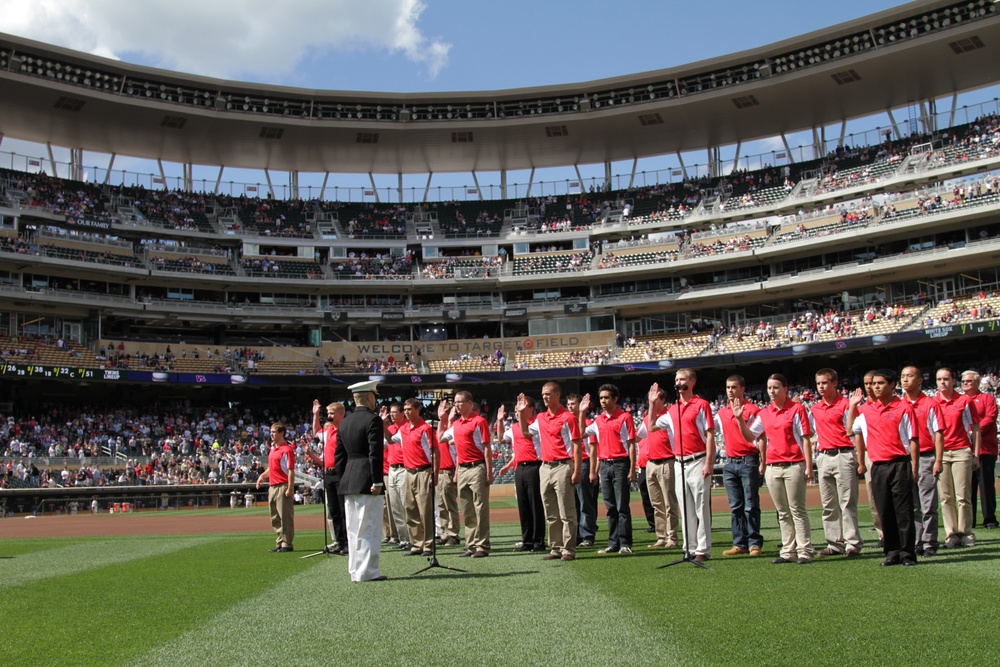 Twins Platoon honored