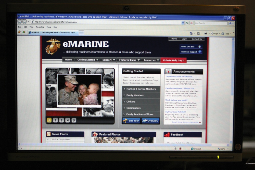 eMarine website launches, connects Marines, families