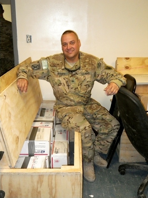 Task Force Phoenix soldier delivers care packages to remote locations