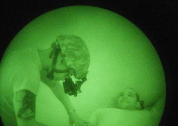 A shot in the dark: 'Dragon' Battalion medics conduct no-light intravenous training