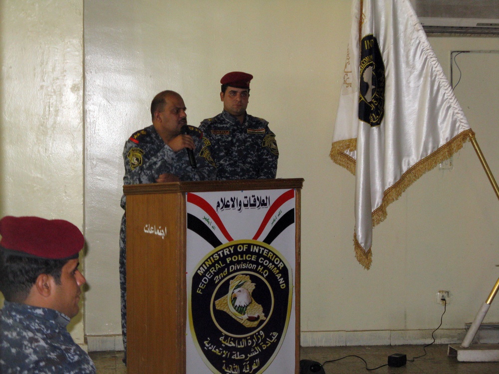 End of an era: 'Longknife' Squadron advisers see final class graduate before complete turnover of police training academy to Iraqis