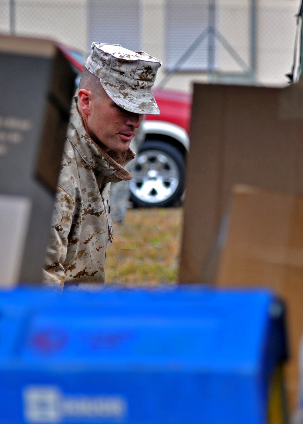 Marines construct simulated forward deployed site for Combined Endeavor 2011