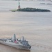 USS New York arrives for Sept. 11 commemoration, sails past Ground Zero