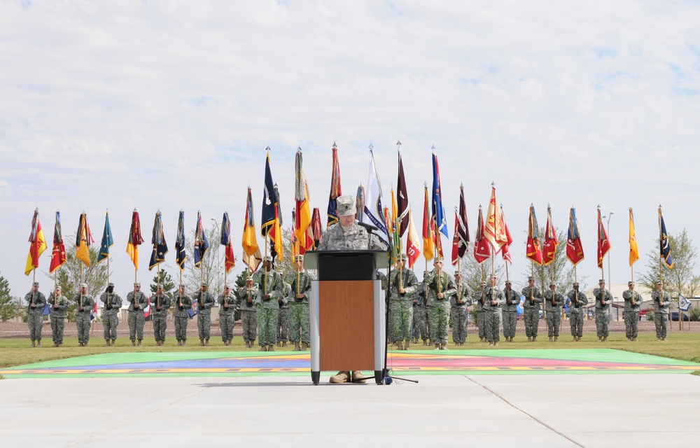 Fort Bliss Remembrance and Retreat Ceremony