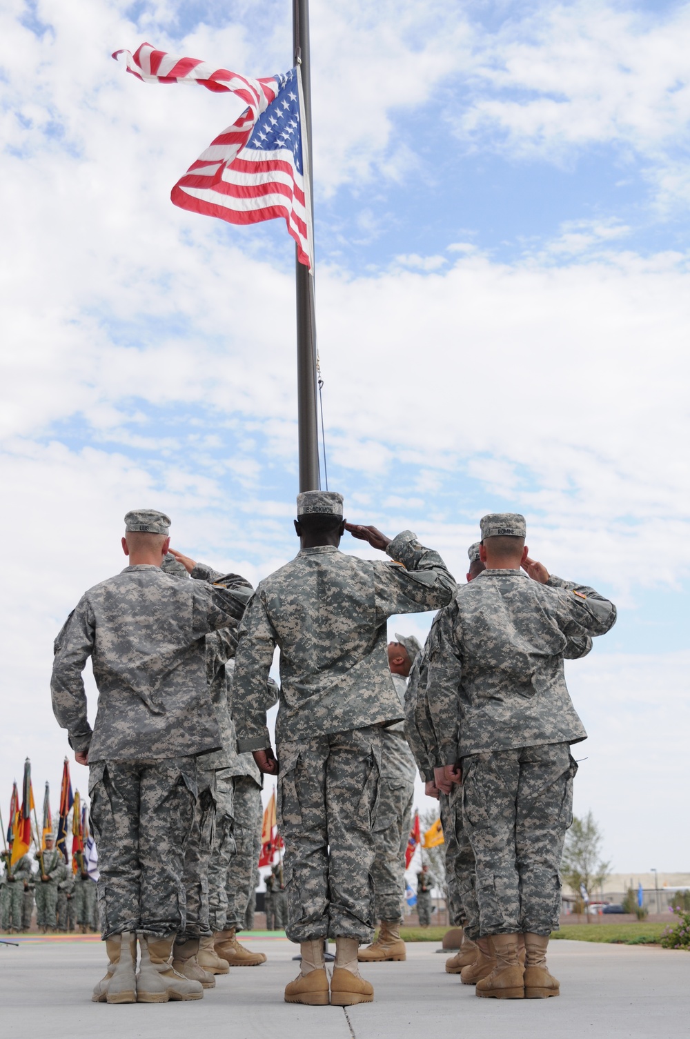 Fort Bliss Remembrance and Retreat Ceremony