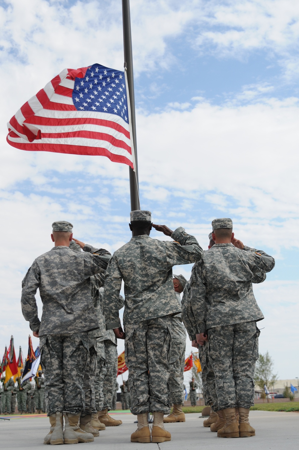 Fort Bliss Remembrance and Retreat Ceremony