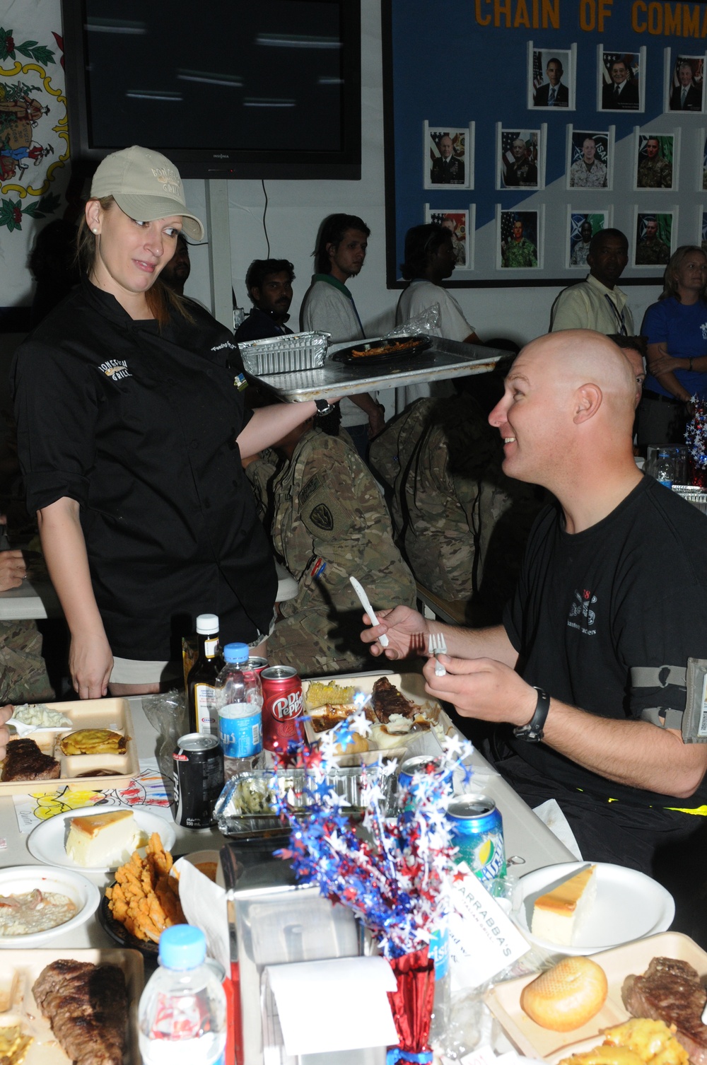 Dinner and a show -- Outback, Armed Forces Entertainment in Afghanistan to serve soldiers
