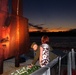 Marine lays rose at World Trade Center memorial, Sept. 9