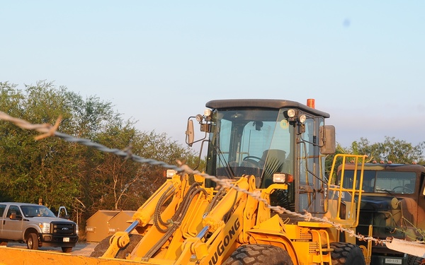 Guard task force aids city of Harlingen in drug house demolition