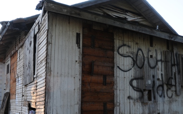Guard task force aids city of Harlingen in drug house demolition