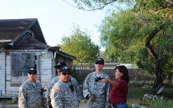 Guard task force aids city of Harlingen in drug house demolition