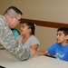 Guard soldiers teach Harlingen school children about dangers of drug use.