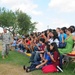 Guard soldiers teach Harlingen school children about dangers of drug use.