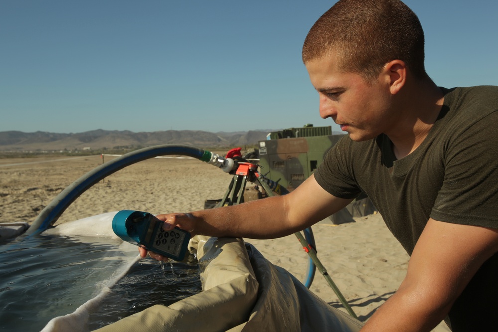 Marines provide unit with purified water