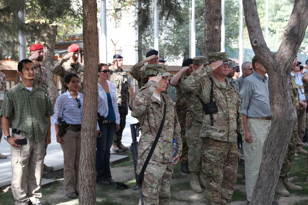 ISAF Headquarters remembers 9/11, those who have fallen