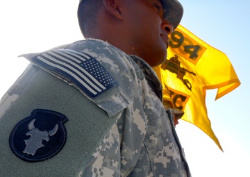 Combat Patch Ceremony on 9/11