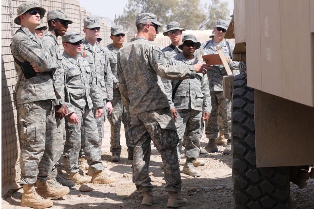 Soldiers demo Buffalo: 34th Sapper Company gives presentation to 407th AEG