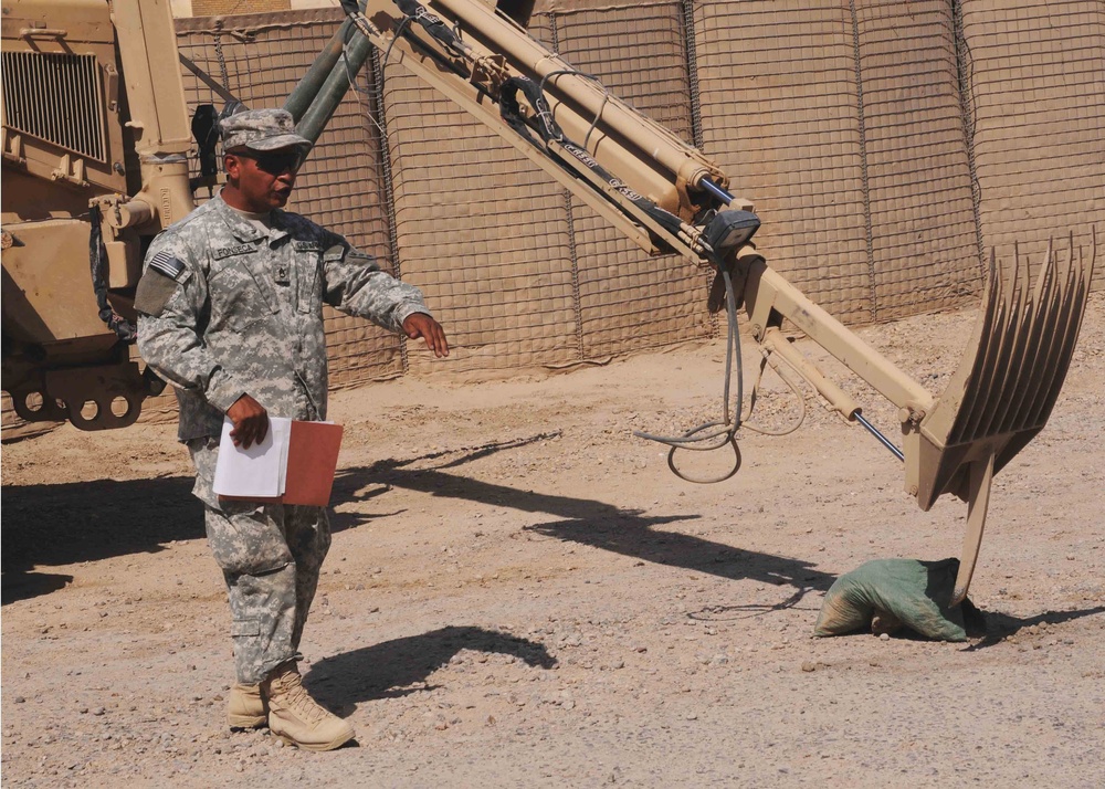 Soldiers demo Buffalo: 34th Sapper Company gives presentation to 407th AEG
