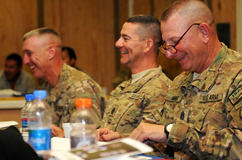 CSM Carabello, CSM Delosa and CSM Knight at the CSM Conference