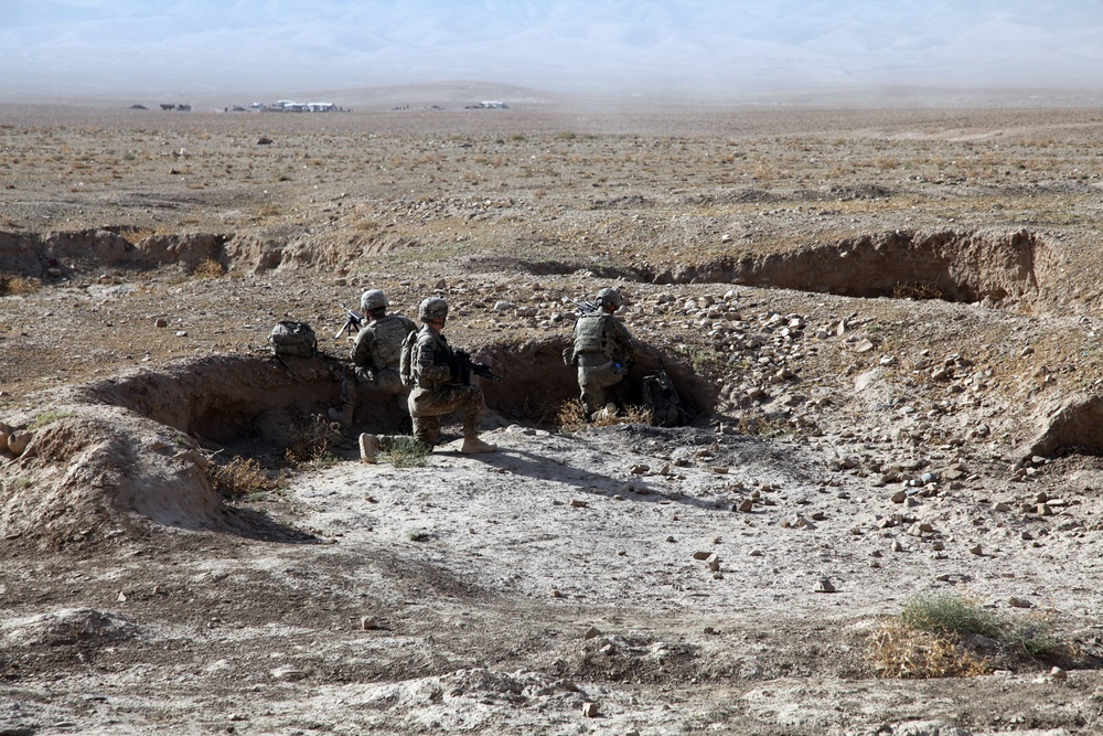 Dismounted patrol in Bande Sarde