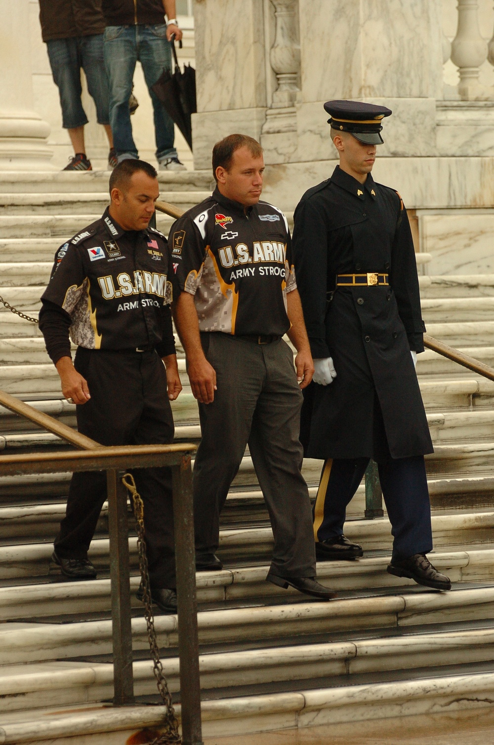 Schumacher, Newman at Arlington National Cemetery Schumacher, Newman at Arlington National Cemetery