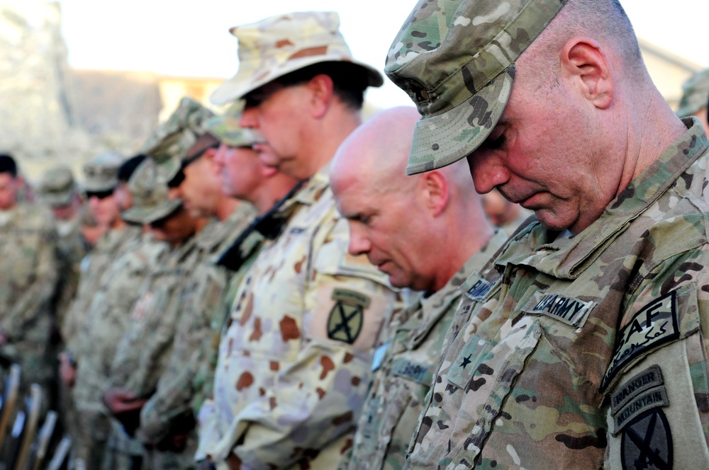 Brigade generals attend RC-South 9/11 Remembrance Ceremony