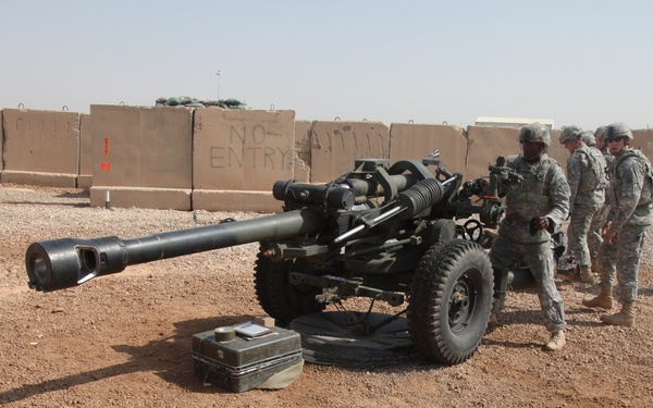 Artillery training