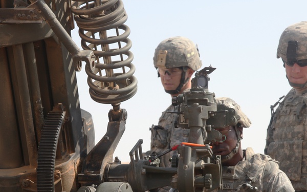 Artillery training