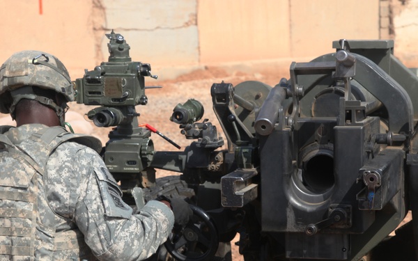 Artillery training