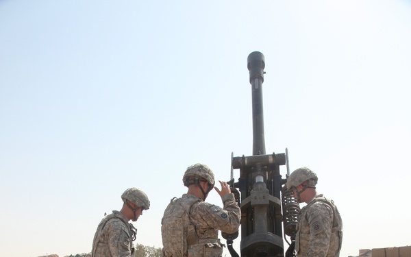 Artillery training