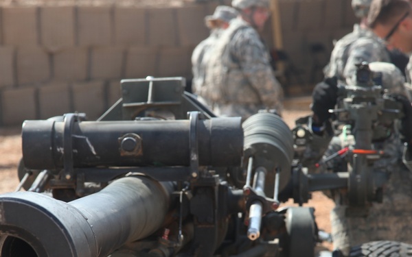 Artillery training