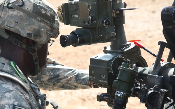 Artillery training