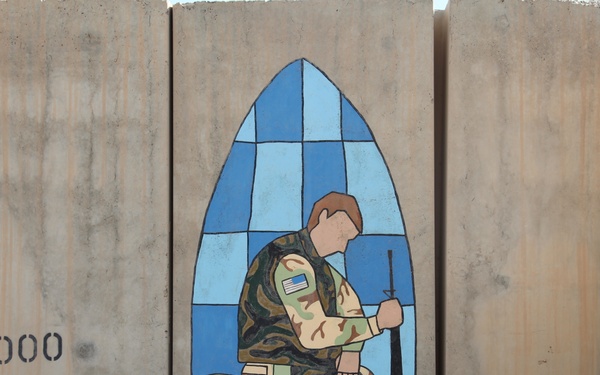 Forward Operating Base Warhorse T-wall art