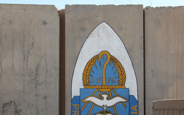 Forward Operating Base Warhorse T-wall art