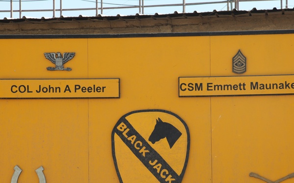 Forward Operating Base Warhorse T-wall art