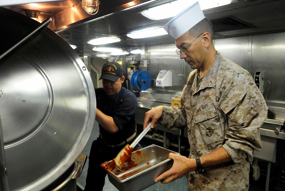 USS Mesa Verde action