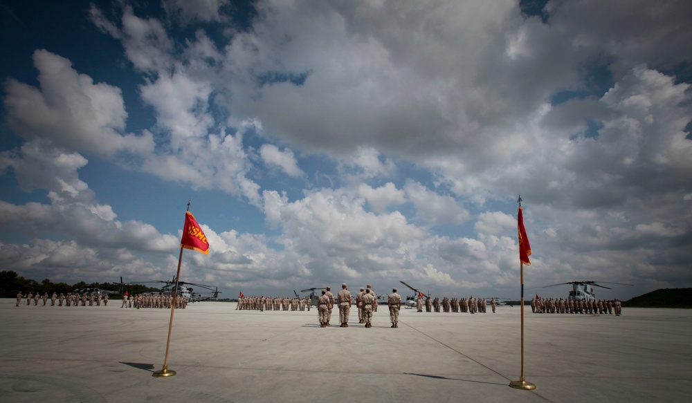 4th Marine Aircraft Wing retirement ceremony of Sgt. Maj. Paul K. Anderson