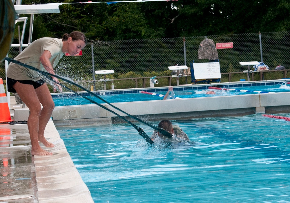 Soldiers make a splash with water survival training