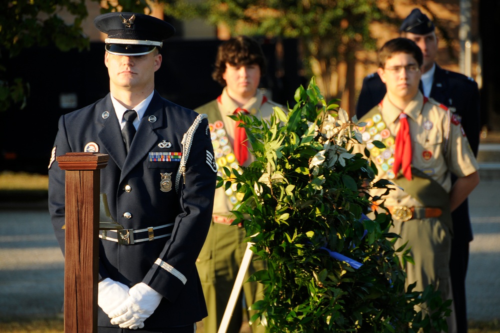 9/11 ten year anniversary memorial at McEntire JNGB
