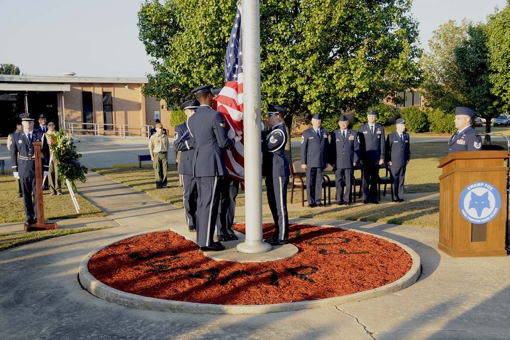 9/11 ten year anniversary memorial at McEntire JNGB