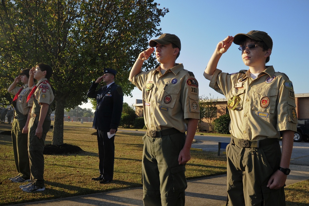 9/11 ten year anniversary memorial at McEntire JNGB